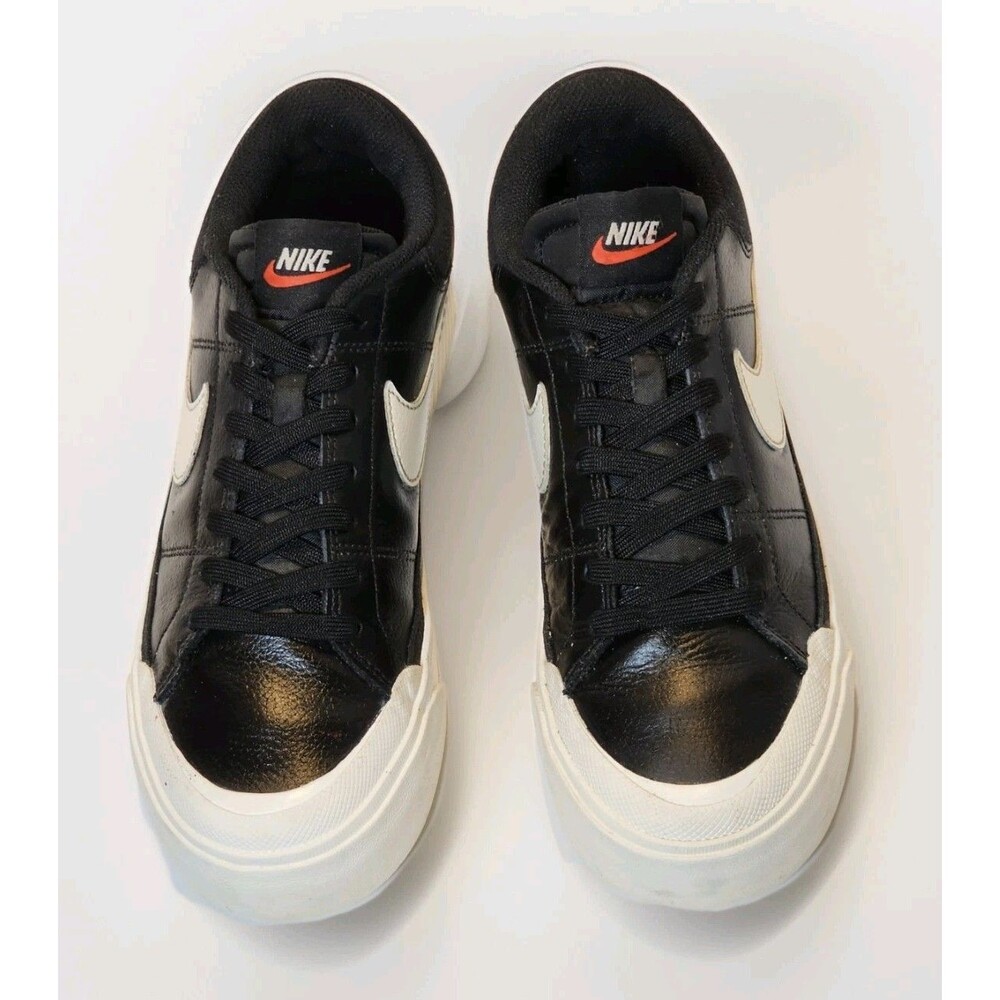 Nike Court Legacy Lift Platform Sneakers Women’s 8.5 Black/White VGC
